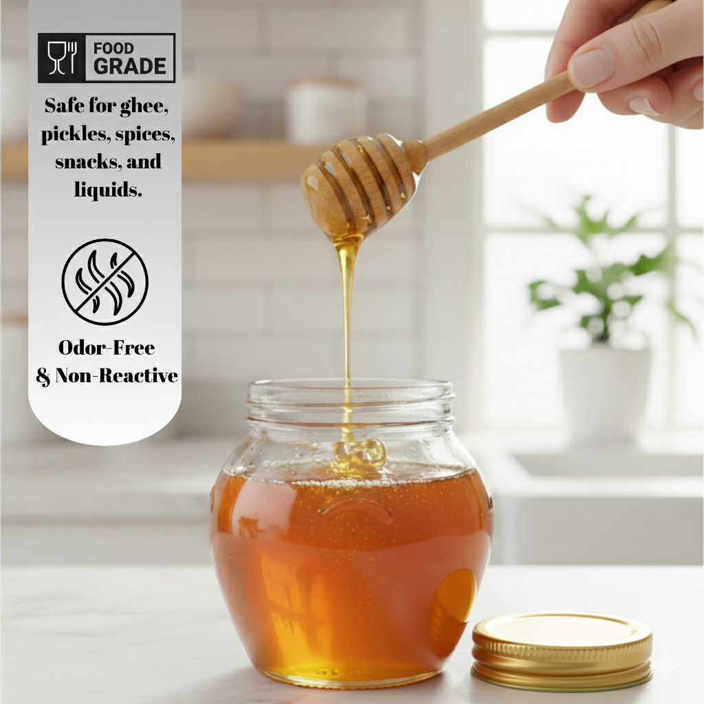 Aesthetic Matki Shape Jars (Pack of 12) with Airtight Golden Lid 400 ml | Stylish Kitchen Storage for Spices, Snacks, Coffee, pickle, Sugar & Dry Fruits